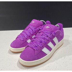 Women's Adidas Campus 00s Classic Shoes Size 8.5 Purple & White IF9616 NEW
